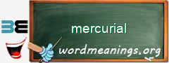 WordMeaning blackboard for mercurial
